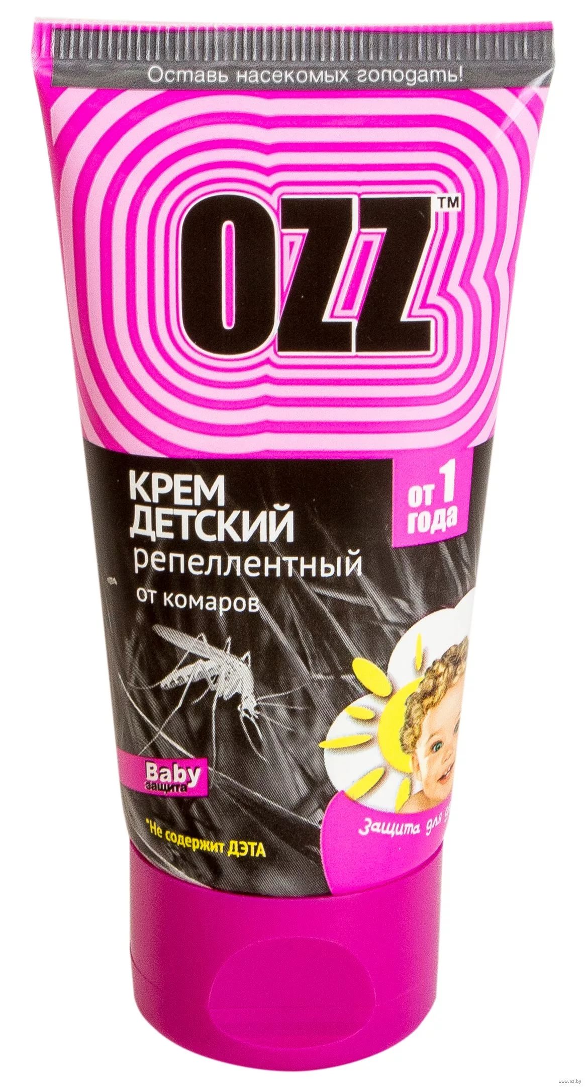 Репеллент Крем детский 12м+ от комаров OZZ 50 мл