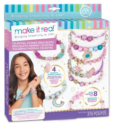 Набор для творчества Make it Real Браслеты с бусинами Celestial Stones DIY Bracelets