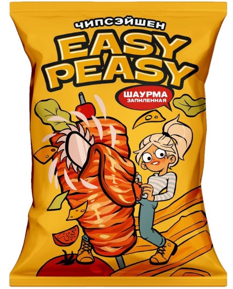 Easy Peasy картофель хрустящий рефленый со вкусом Шаурма 50гр