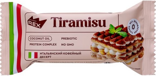Protein Rex Пирожное Протеиновое Тирамису 40г