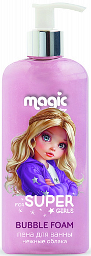 Детская Пена для ванны 250мл Magic For super Girl