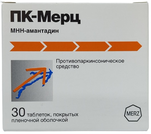 ПК-Мерц табл.100 мг №30 ( амантадин ) (Упаковка)