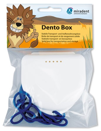 Футляр для хранения ортопедических конструкций Dento Box 1шт белый