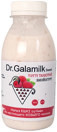 Dr.Galamilk Sweet Биойогурт из козьего молока 300г Малина