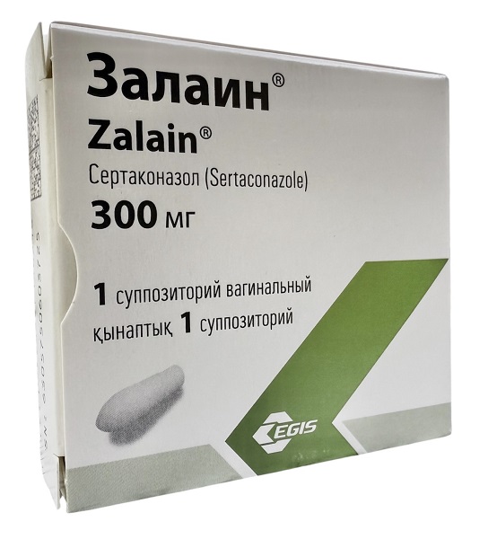 Залаин супп. ваг. 300 мг №1 ( сертаконазол )