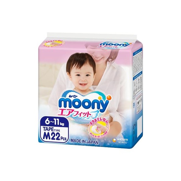 Подгузники для детей MOONY М22 (6-11 кг) 22шт