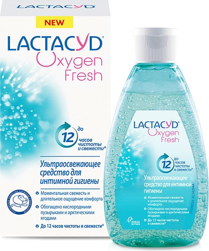 Лактацид Oxygen Fresh средство для интимной гигиены 200мл ALVOGEN #>
