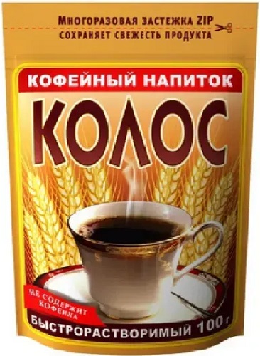 Колос Кофейный напиток 100г растворимый зиппак