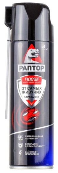 Аэрозоль от резистентных тараканов РАПТОР 430 мл