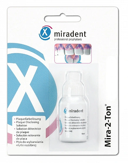 Miradent 2 ton liquid жидкость для выявления зубного налета 10мл