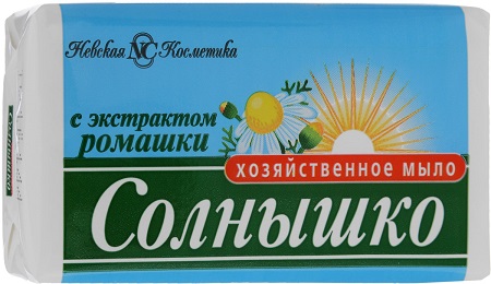 Мыло хозяйственное с экстрактом ромашки 140гр НЕВСКАЯ КОСМЕТИКА