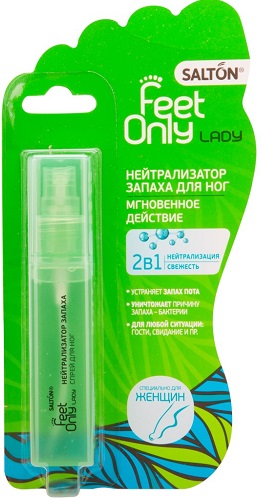 SALTON Feet Only Спрей Нейтрализатор запаха для ног 40мл
