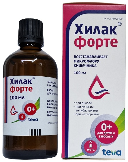 Хилак Форте капли 100 мл Тева