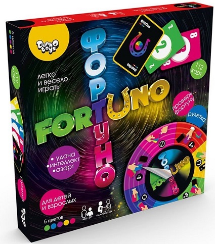 DANKO TOYS 3-6лет Настольная Игра Fortuno арт.05214