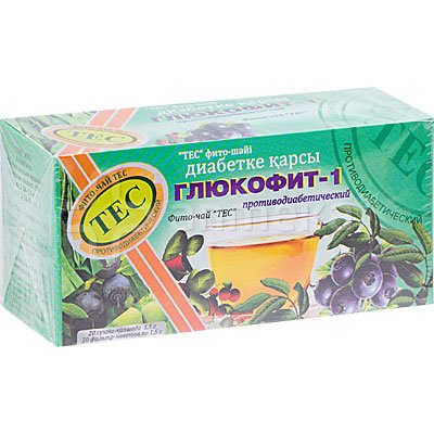 ТЕС Глюкофит-1 фито-чай 1,5г №20пак.