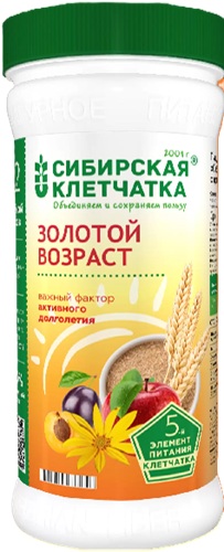 Сибирская клетчатка Золотой возраст 280г.