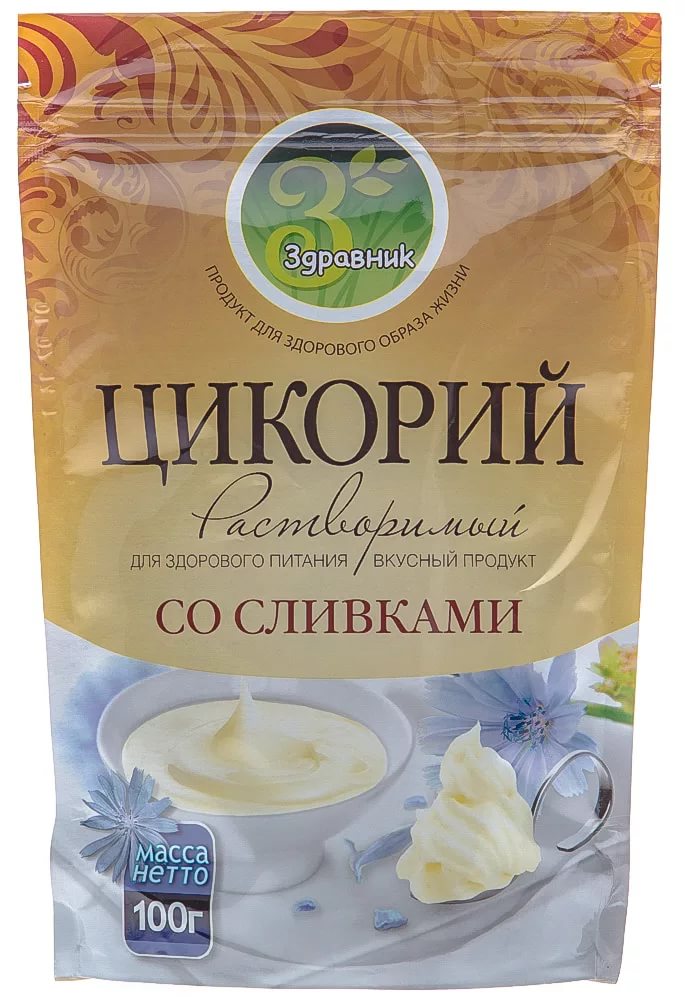 Здравник Цикорий со Сливками 100г растворимый.