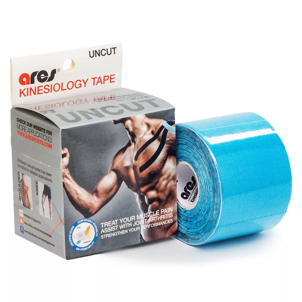 Кинезио Тейп ARES Uncut 5см*5м BLUE