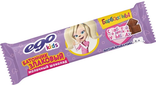 Ego Kids Батончик злаковый Молочный шоколад 25г