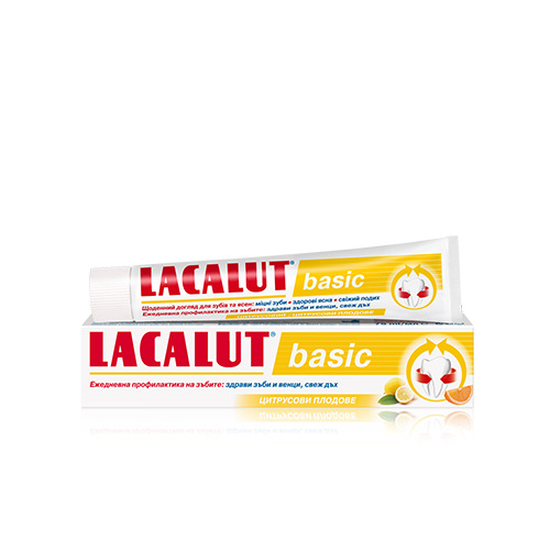 Зубная паста LACALUT Basic Цитрусовый 75мл