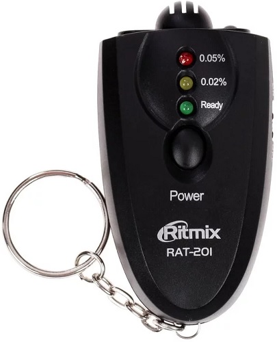 Алкотестер RITMIX RAT-201 с фонариком