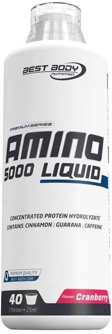 Жидкие Аминокислоты 1000мл Клюква Best Body Nutrition  &