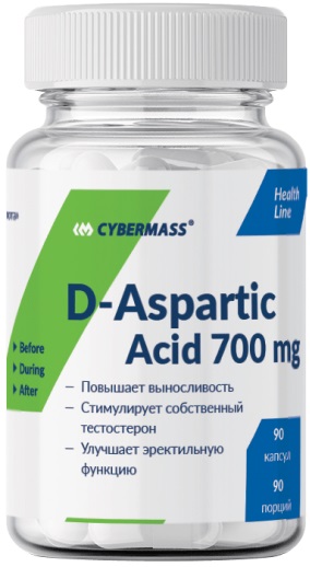 CyberMass D-Аспарагиновая кислота №90капс.  &