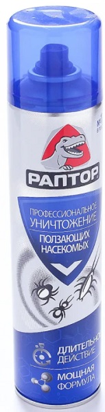 Аэрозоль от Ползающих насекомых РАПТОР 350 мл
