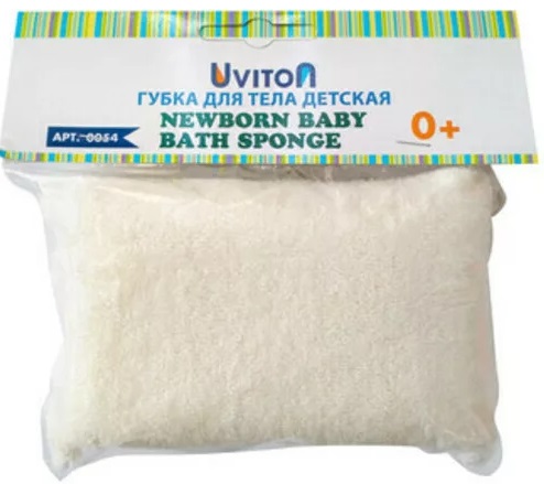 Губка для купания UVITON 0м+ Breez арт.0054