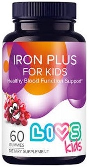 LIVS Iron Plus for Kids №60 мармеладные пастилки Виноград  &