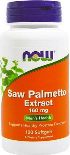 Saw Palmetto Extract 160mg 120softgels  Now Foods Соу Палметто 160мг №120капс  &