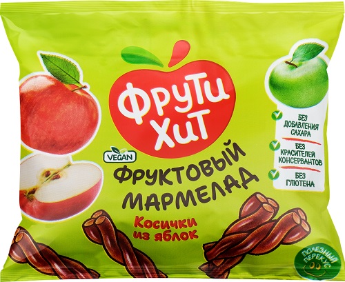 Фрути Хит Мармелад Косички из Яблок 45г
