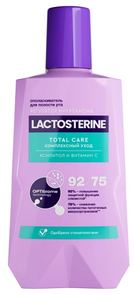 Ополаскиватель для полости рта Lactosterine Total Care Комплексный уход 350мл