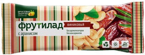 Фруктовая Энергия Фрутилад Батончик Финиковый с Арахисом 30г