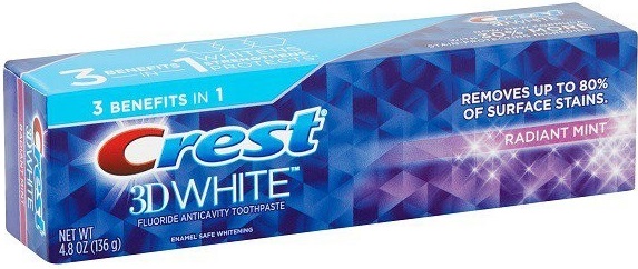 Зубная паста CREST 3D White Radiant Mint 116г