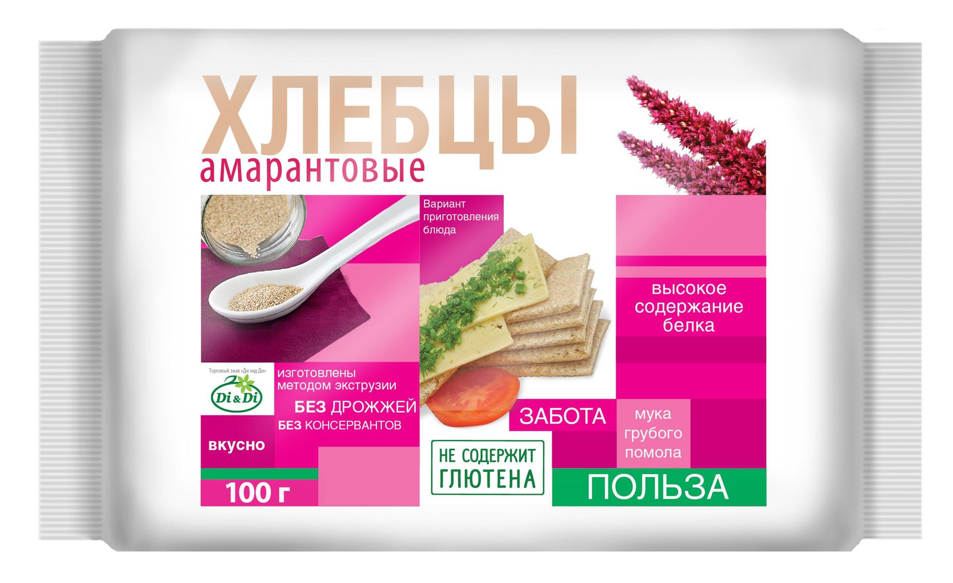 Di&Di Хлебцы амарантовые 100г