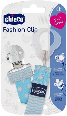 Держатель для Пустышки CHICCO Fashion Blue 0м+