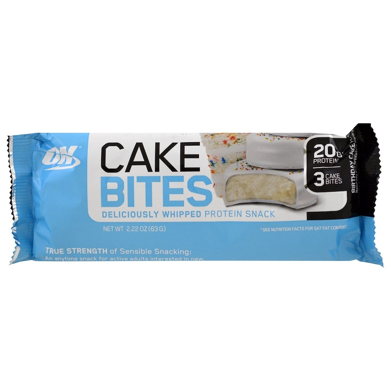 ON Protein Cake Bites Батончик протеиновый 63.0 г. именинный пирог