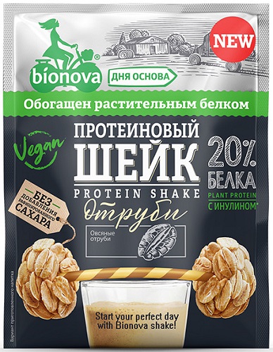 Bionova Протеиновый шейк 25г Отруби