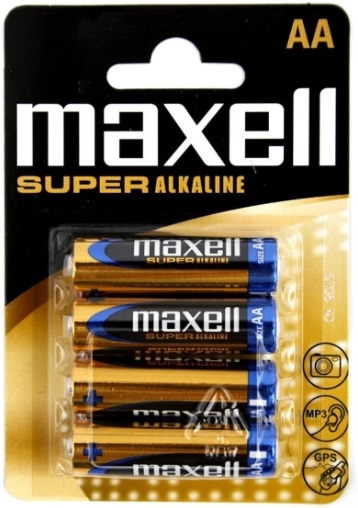 Батарейка MAXELL АА ( 4 шт ) Super 4PK Blist ( LR-6 )
