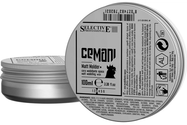 SELEKTIVE Cemani MATT Воск для волос моделирующий 100мл