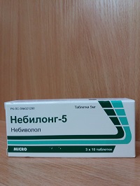 Небилонг-5 таб. 5мг №30   ( небиволол )