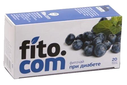 ФитоКом Чай При диабете фито-чай  №20