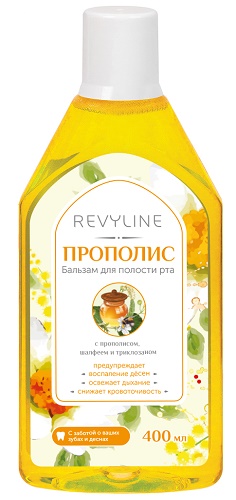 REVYLINE Бальзам для полости рта 400 мл Прополис ( 3792 )