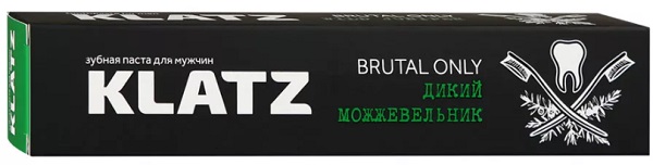 Зубная паста KLATZ Brutal Only для мужчин Дикий можжевельник 75 мл