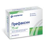 Префаксин капс. 75 мг №28   ( венлафаксин )