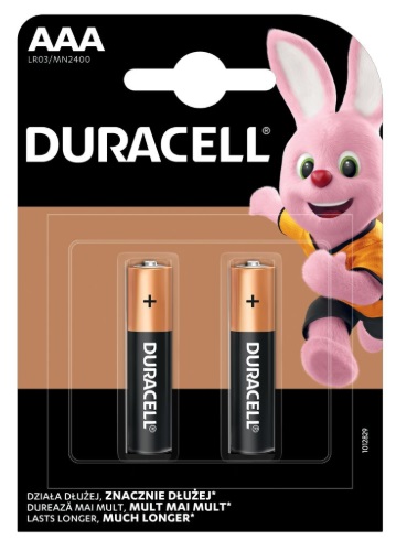 Батарейка DURACELL Basic ААА 2KP CEBALK NC (2шт) арт.5014457