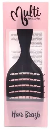 Расческа массажная квадратная Multi Accessories Soft MB101 черный