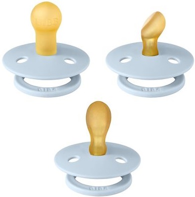 Набор пустышек BIBS Try-it Colour, 3 шт. Baby Blue, 0+ арт.81343