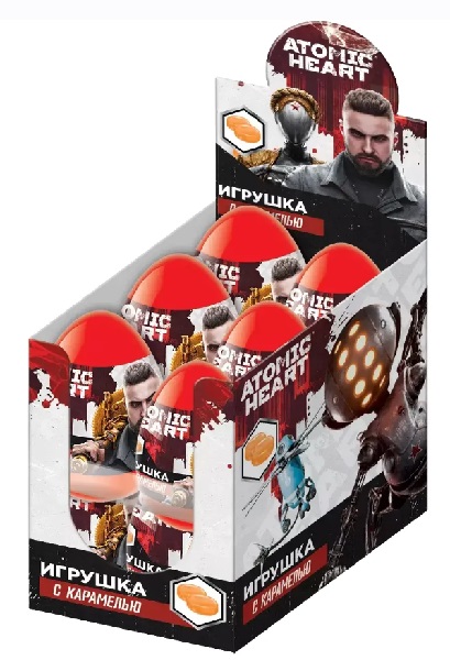 Мармелад Magic Egg Atomic Heart в пластиковом яйце с игрушкой 10г